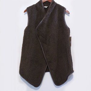CREMIEUX BROWN VEST, SIZE XS